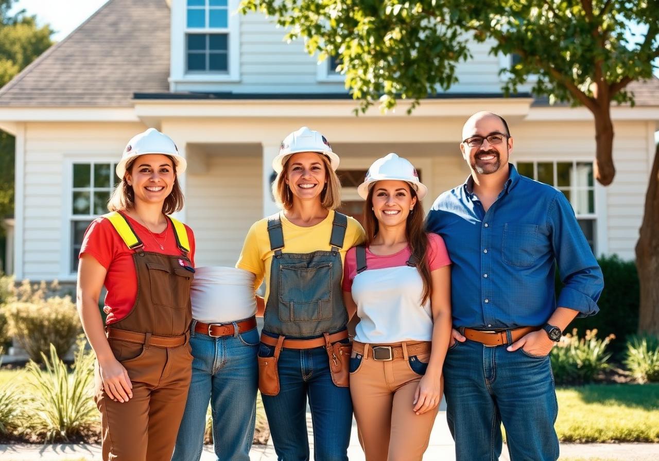 The Barfield Construction family team